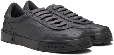 Dolce & Gabbana Portofino Yatch Low-top Sneakers In Black