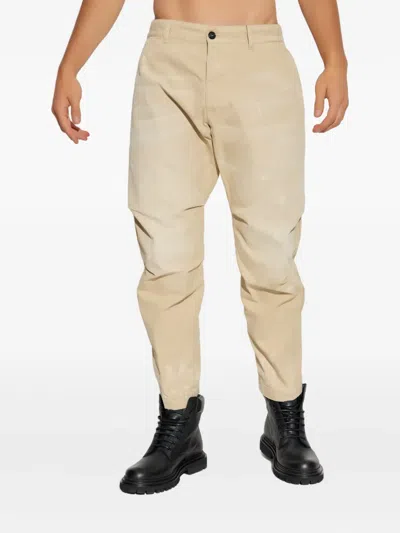Dsquared2 Belt Loop Track Pants In Gold