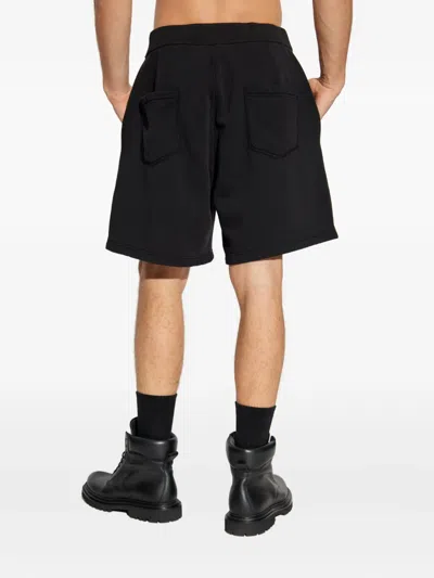Dsquared2 Drawstring Swimming Shorts In Black
