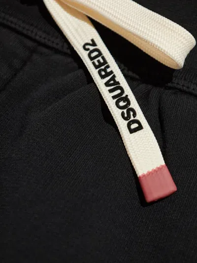 Dsquared2 Drawstring Swimming Shorts In Black