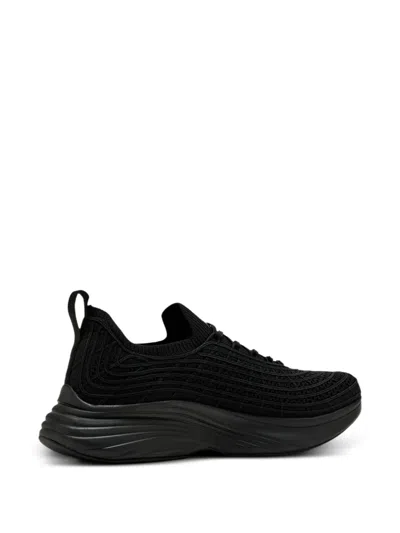 Apl Athletic Propulsion Labs Athletic Propulsion Labs Techloom Zipline Knitted Sneakers In Black