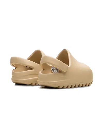 Adidas Originals Yeezy "desert Sand" Slides In Neutral