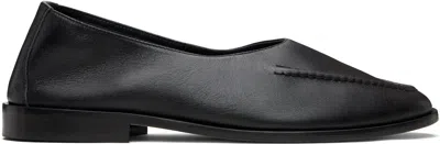 Hereu Black Juliol Slip-on Loafers In Black