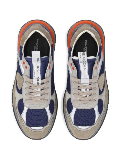Philippe Model Olympique Sneakers Grey/blue In Blue