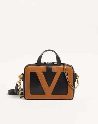 Valentino Viva Superstar Small Vlogo Leather Duffle Top-handle Bag In Multi