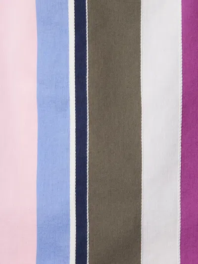 La Doublej Stripe Drawstring Trousers In Multi