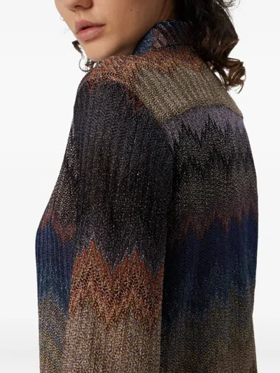 Missoni Viscosebluse Mit Schlangenmuster In Multi