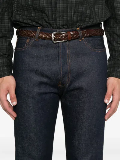 Husbands Natural Cotton Jeans In Blue