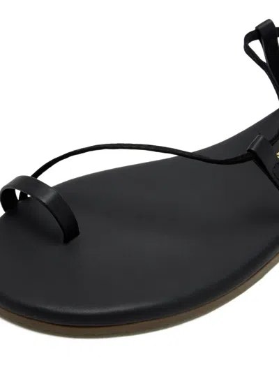 Tkees Jo Suede And Leather Sandals In Black