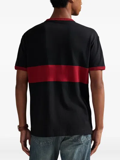 Polo Ralph Lauren Ralph Lauren Big Pony 20th Anniversary Crest T-shirt In Black
