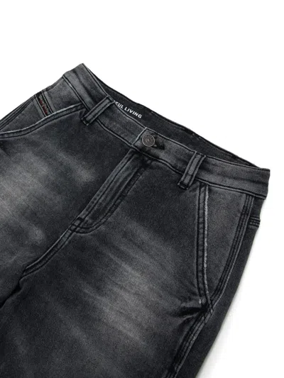 Diesel Kids D-argjx-work-j Jeans In Black