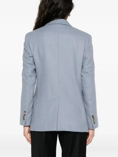 Max Mara Alpaca-cashmere-yak Blazer In Blue