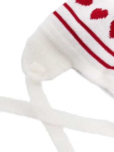 心形嵌花套头帽