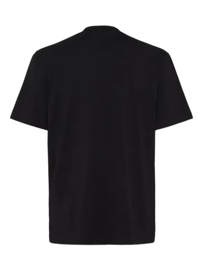 Dsquared2 Regular Fit Cotton T-shirt In Black