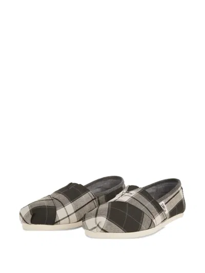 Toms Plaid Flat Espadrilles In Multi