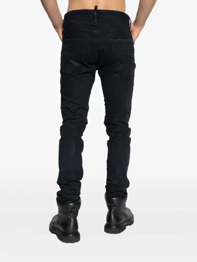 Dsquared2 Distressed-effect Jeans In Black