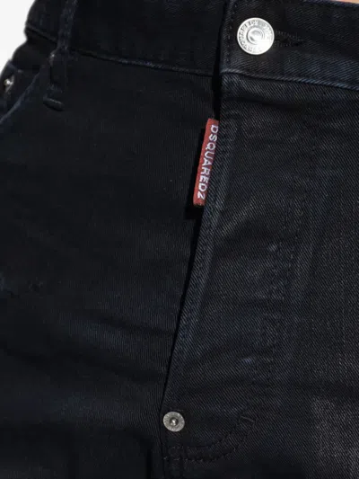 Dsquared2 Distressed-effect Jeans In Black