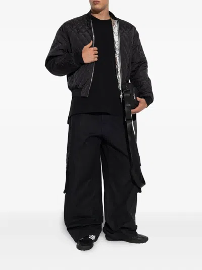 Dsquared2 Belt Loop Track Pants In Black