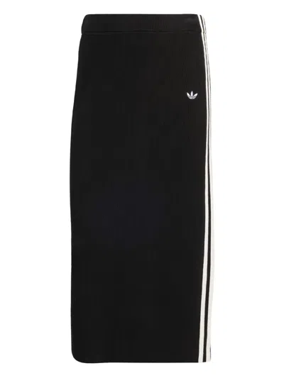 Adidas Originals Knee Length And Midi Skirts In Black