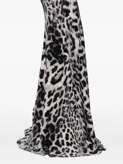 Norma Kamali Leopard Print Jumpsuit In Animal Print