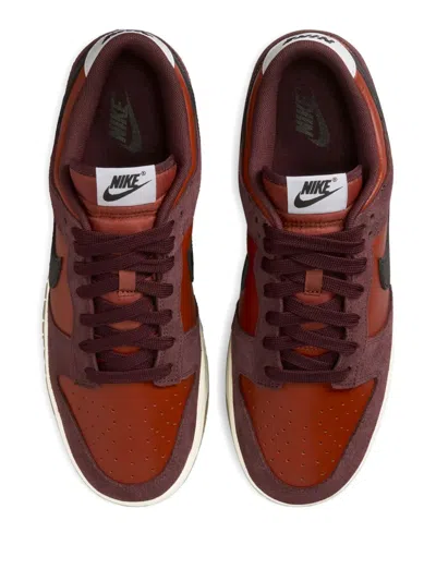 Nike Dunk Low Retro Se Leather Sneakers In Brown