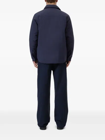 口袋贴花衬衫式夹克