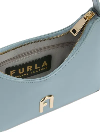 Furla Small Diamante Shoulder Bag In Blue