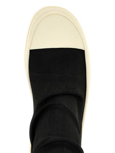 Rick Owens Drkshdw Drkshdw By Rick Owens Woman Boot Black Size 8 Textile Fibers In Black