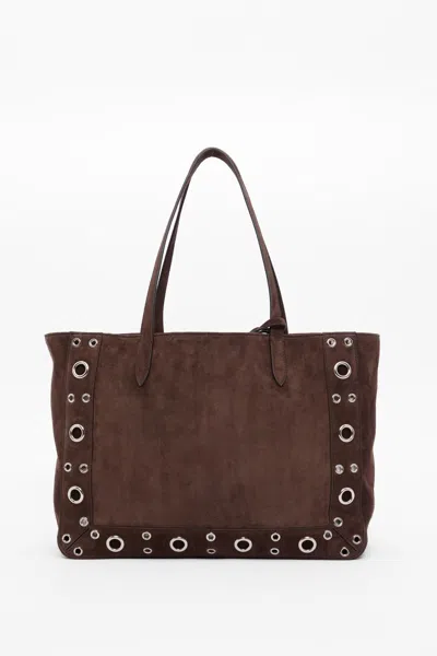 Valentino Garavani Nellcote Mirrored Suede Tote Bag In Multi