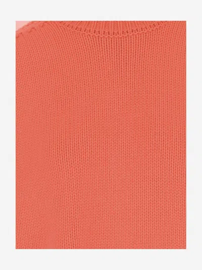 Sa Su Phi Women Orange Wool Jade Sweater, S Luxury Sweaters & Knitwear For Women Darveys