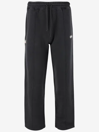 Summer Games Drawstring-waist Track Pants In Black