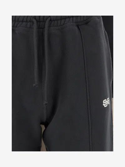 Summer Games Drawstring-waist Track Pants In Black