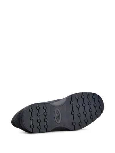 Tod's Suede Desert Boots In Blue