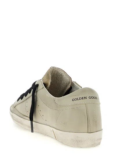 Golden Goose Light Beige/animalier Super-star Sneaker In Multi