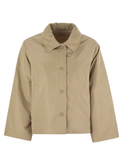 Weekend Max Mara Mimma Reversible Taffeta Jacket In Gray