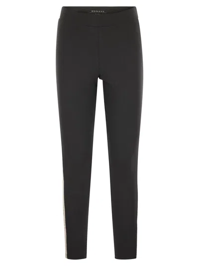 Weekend Max Mara Basilio Technical Jersey Leggings In Black