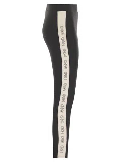 Weekend Max Mara Basilio Technical Jersey Leggings In Black