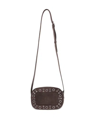 Valentino Garavani Nellcote Shoulder Bag In Brown