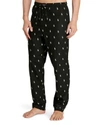 Polo Ralph Lauren Polo Pony-print Pajama Trousers In Black