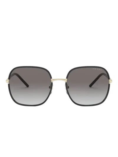 Prada Square-frame Sunglasses In Black