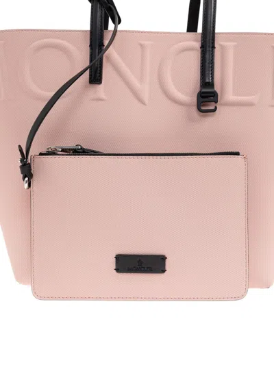 Moncler Mini Very Tote Bag In Pink