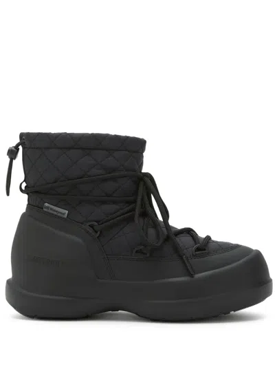 Moon Boot Boots With Logo In Black