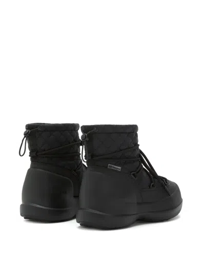 Moon Boot Boots With Logo In Black