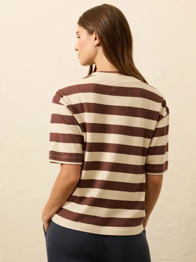 Faherty Hemp Blend Vintage T-shirt In Multi