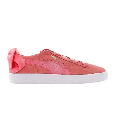 Pre-owned Puma Suede Bow Big Kid 'shell Pink' | Kid's Size 4.5