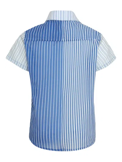 Amir Slama Striped Pocket Shirt In Multi