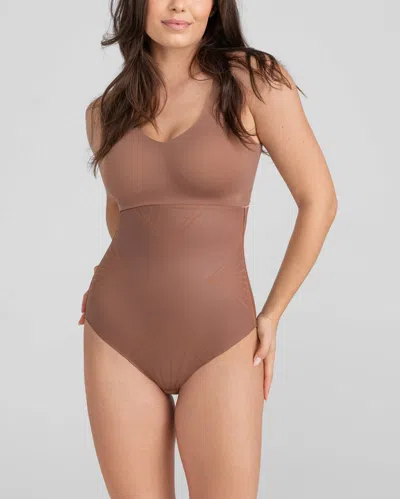 Honeylove Shadowsculpt High-waist Brief In Neutral