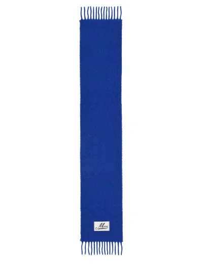 Marni Blue Scarf With Bangs In Blue