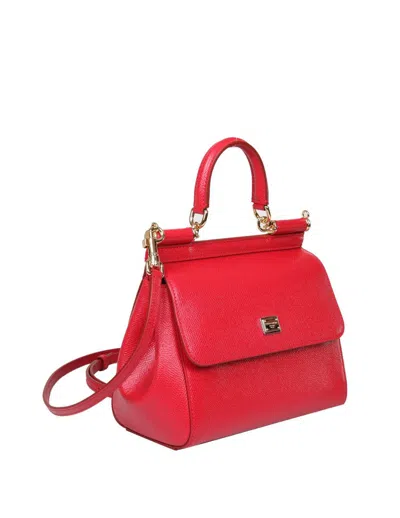 Dolce & Gabbana Handbag From The Sicily Line In Small Size In Pink