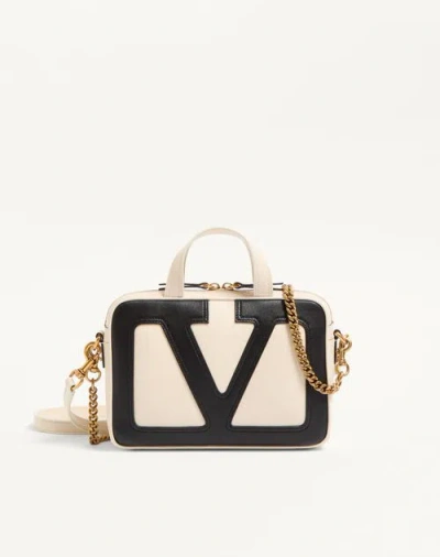 Valentino Small Nappa Leather Top Handle Bag In White